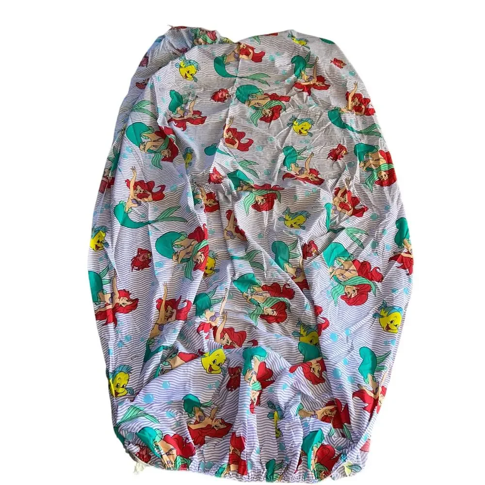 Vintage 90s Disney’s the Little mermaid twin comforter and fitted sheet